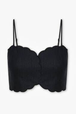 NEW HEVRON women's delilah top in black